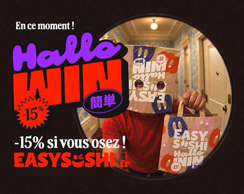 Hallo win 15% de remise sur tout ele carte